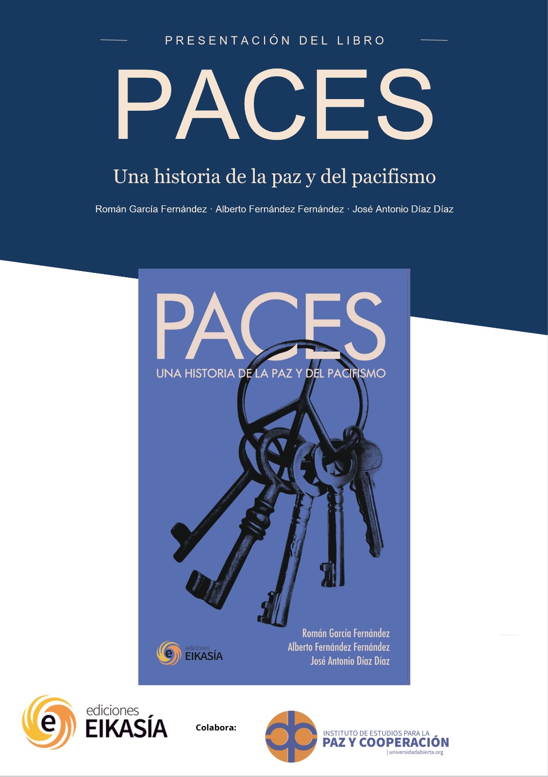 Portada del libro Paces. Una historia de la paz y del pacifismo
